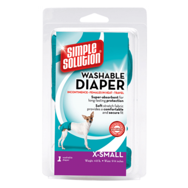 Simple Solutions - Washable Female Diaper - X-SMALL (4-8lbs)