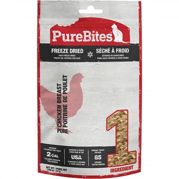 PureBites - Freeze Dried CHICKEN BREAST Cat Treats - 31GM (1.1oz)
