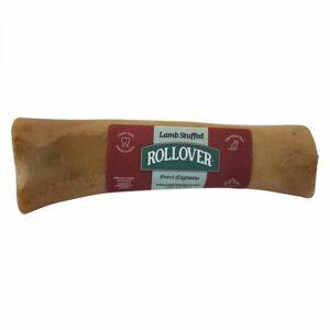 Rollover - Large Stuffed Bone LAMB AND RICE Dog Chew - 20-25CM (8-10in)