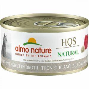 Almo Nature -TUNA and WHITEBAIT SMELT in BROTH Wet Cat Food - 70GM (2.4oz)