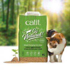 Catit - Go Natural! Wood Clumping Cat Litter - 6L