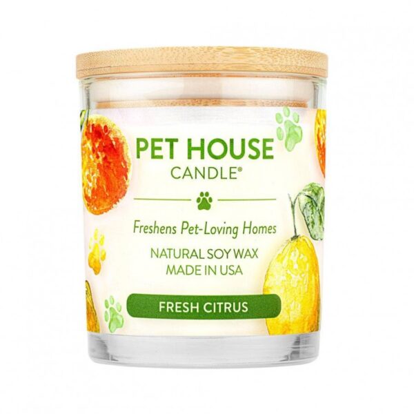 Pet House - Candles - Fresh Citrus - Large - 11x9CM (4x3.5in)