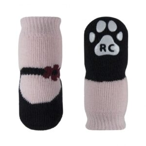 RC Pets - Pawks Dog Socks Pink Mary Janes - XXSmall - 4.5CM (1 1/3in)