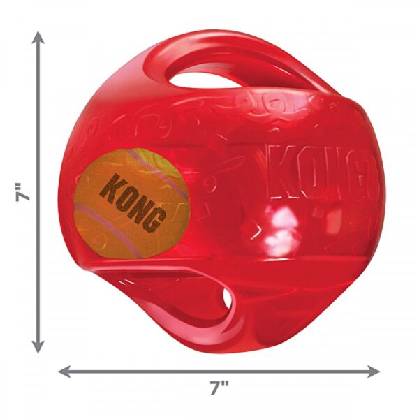 Kong - Jumbler Two-In-One Ball Large-XLarge Dog Toy - 18CM (7in)