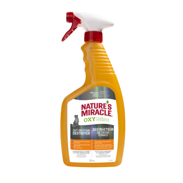 Nature's Miracle - Cat Oxy Set-In Stain Destroyer Spray - 709ML (24oz)
