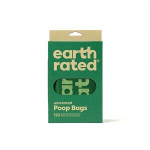 Earth Rated - Handle Poop Bag UNSCENTED - 120 Bags