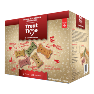 Oven-Baked Tradition - Treat Time Medium Assorted Biscuit Dog Treat - 3.2KG (7lb)