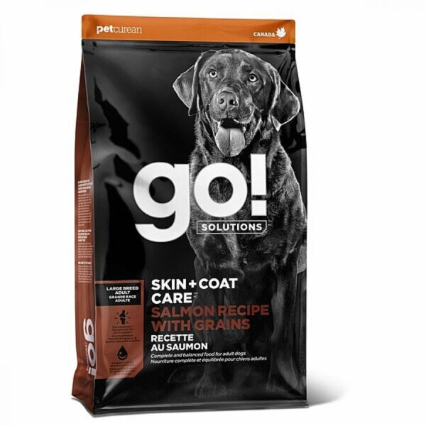 Petcurean - GO! Skin and Coat SALMON LARGE BREED ADULT Dog Food - 11.34kg (25LB)