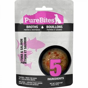 Purebites - Tuna, Salmon & Vegetables Broth Wet Dog Food - 57GM (2oz)