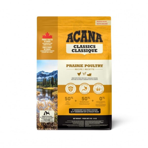 Champion Foods - Acana CLASSICS - PRAIRIE POULTRY Dry Dog Food - 2KG