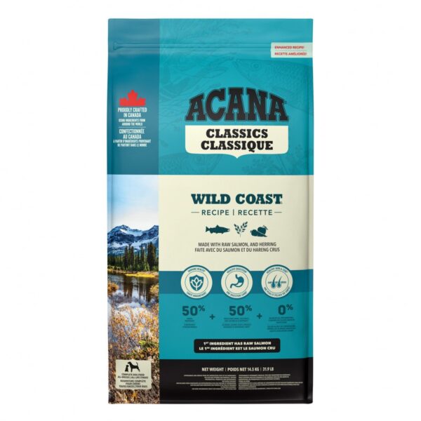 Champion Foods - Acana CLASSICS - WILD COAST Dry Dog Food - 14.5KG