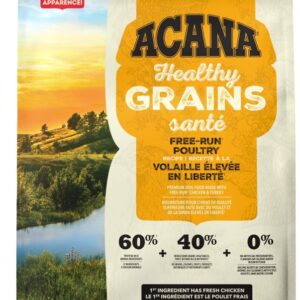 Champion Foods - Acana HEALTHY GRAINS - FREE-RUN POULTRY recipe Dry Dog Food - 1.8KG