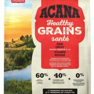 Champion Foods - Acana HEALTHY GRAINS - RANCH-RAISED RED MEAT recipe Dry Dog Food - 1.8KG (4lb)