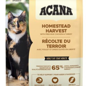 Champion Foods - Acana - HOMESTEAD HARVEST Dry Cat Food - 4.5KG
