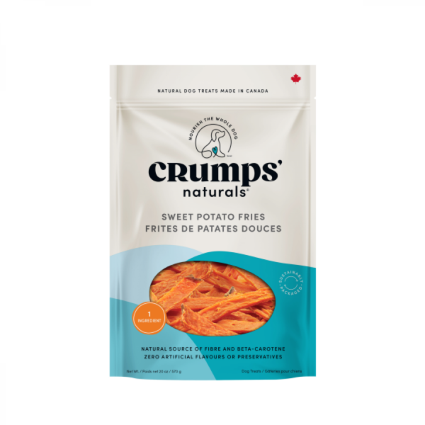 Crumps' Naturals - SWEET POTATO Fries Dog Treat - 570GM