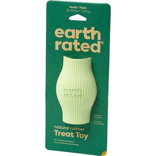 Earth Rated - Rubber Treat Dog Toy - GREEN - SMALL - 12CM (4.7in)