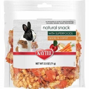 Kaytee - Natural Snack CARROT & APPLE Small Animal Treat - 71GM (2.5oz)