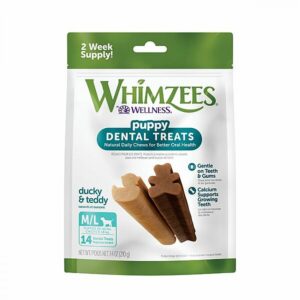 Whimzees - PUPPY STIX Dental Chew - M-L - 13CM (5in) - 14PK