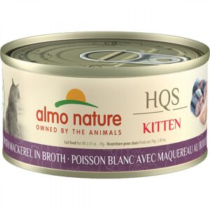 Almo Nature - WHITEFISH with MACKEREL in Broth Kitten Wet Food - 70GM
