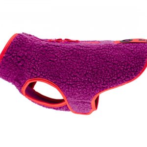 RC Pets - Tundra Fleece Dog Sweater - MULBERRY/HOT CORAL