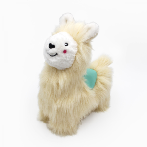 ZippyPaws - Wooliez Larry the Llama Dog Toy - 30CM (11.8in)