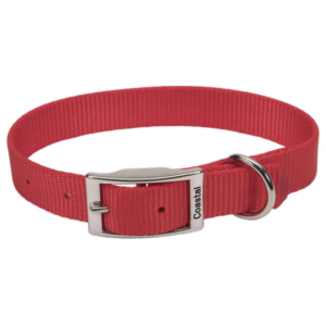 Coastal - Standard Nylon Dog Collar Red - 2.5 x 46CM