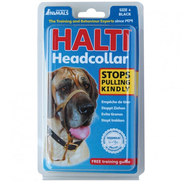 Company of Animals - Halti Nylon Head Collar Black - Size 4