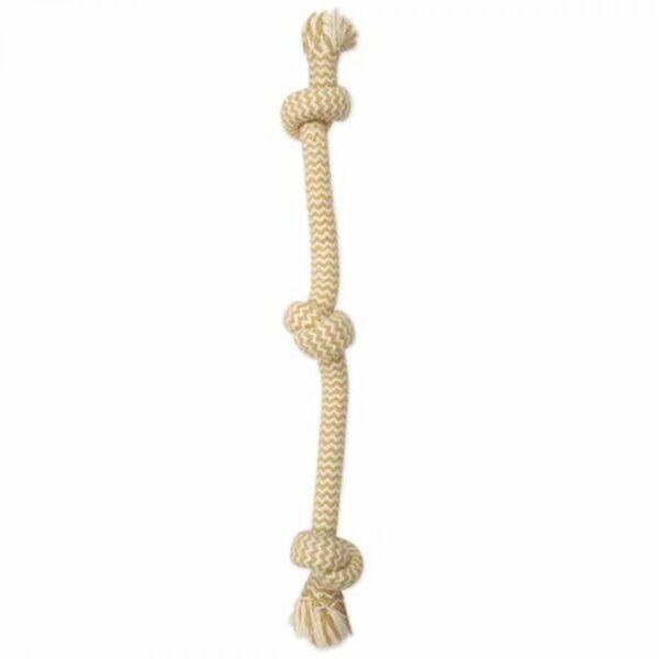 Mammoth - Extra Peanut Butter 3 Knot Tug Dog Toy - LARGE - 63.5CM (25in)
