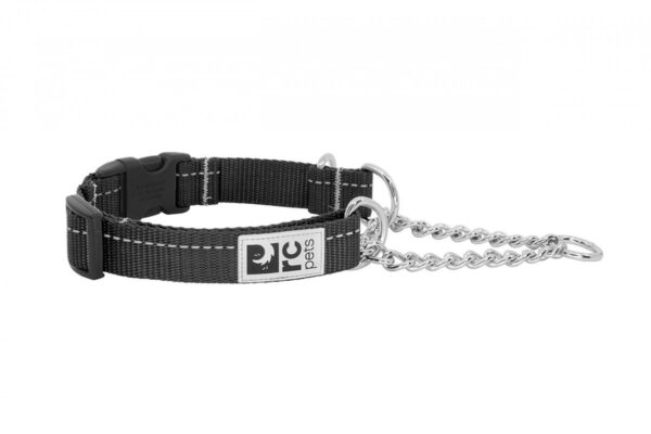 RC Pets - PRIMARY TRAINING Clip Collar - BLACK - XSmall - 5/8 x 9.5-11in