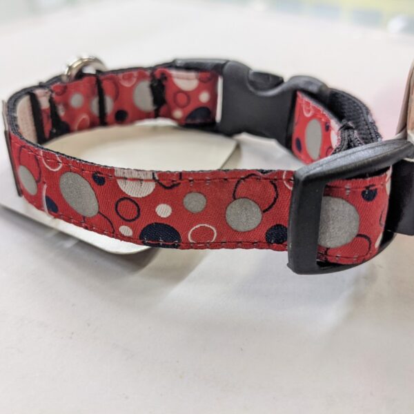 *DISC* RC Pets - Reflective Dog Collar - SODA RED - XS - 5/8 x 7-9in