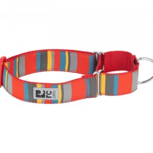 RC Pets - All Webbing Training Collar - MULTI STRIPES - Large - 1.5in x 16-27in