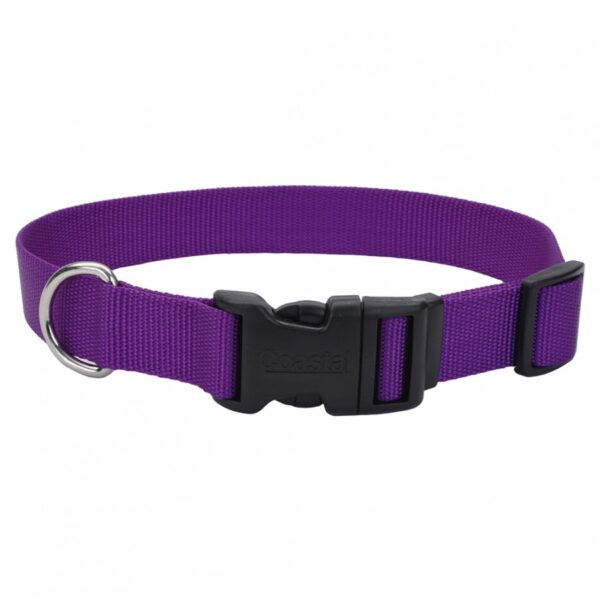 Coastal - Tuff Nylon Dog Collar Purple - 8-12