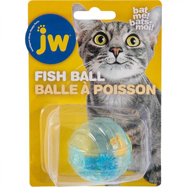 JW Pets - Cataction Fish Ball Cat Toy - 5CM (2in)
