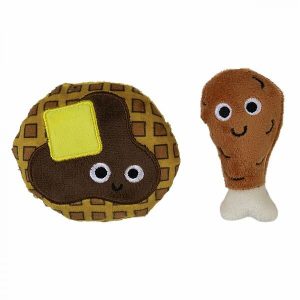 Mad Cat - Chicken and Waffles Cat Toy - 9CM (3.6in) - 2PK