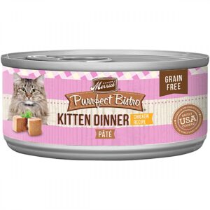 *S.O. - Up to 2 Week Wait* Merrick - KITTEN Grain Free Dinner Pate Wet Kitten Food - 156GM (5.5oz) x24 CASE