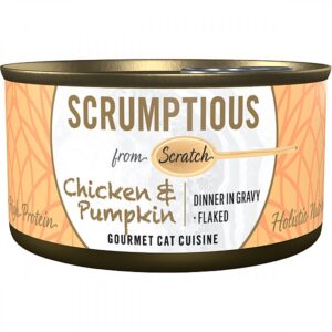 Scrumptious - CHICKEN and PUMPKIN Wet Cat Food - 80GM (2.8oz)