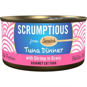Scrumptious - RED MEAT TUNA and SHRIMP Wet Cat Food - 80GM (2.8oz)