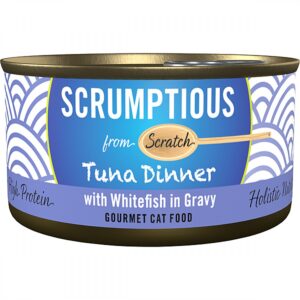 Scrumptious - RED MEAT TUNA and WHITEFISH Wet Cat Food - 80GM (2.8oz)