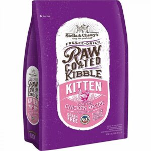 *S.O. - Up to 2 Week Wait* Stella and Chewy's - Raw Coated CHICKEN Dry Kitten Food - 2.2KG (5lb)