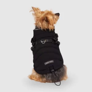 *S.O. - Up to 3 Week Wait* Canada Pooch - The Harness Puffer - BLACK - Size 16